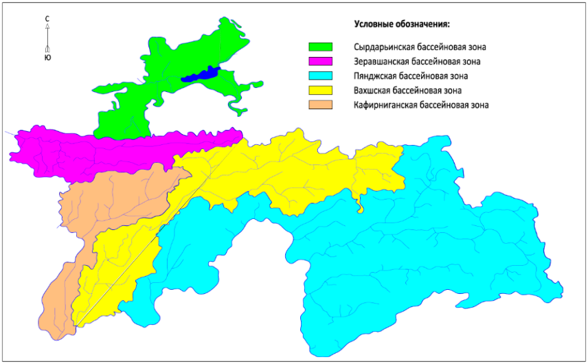 Карта рельефа таджикистана